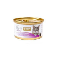 Brit Care Cat k 80g  тунец и лосось