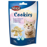 Печенье д/кош. "Cookies" с лососем и кош./мятой, 50 г
