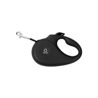 Поводок-рулетка COLLAR Черный, Пластик, S (500 см) для собак до 15 кг