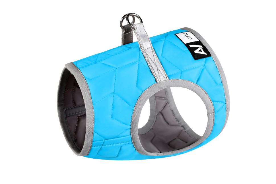 Шлея AiryVest ONE  Голубой, Нейлон, Обхват груди 36-39 см