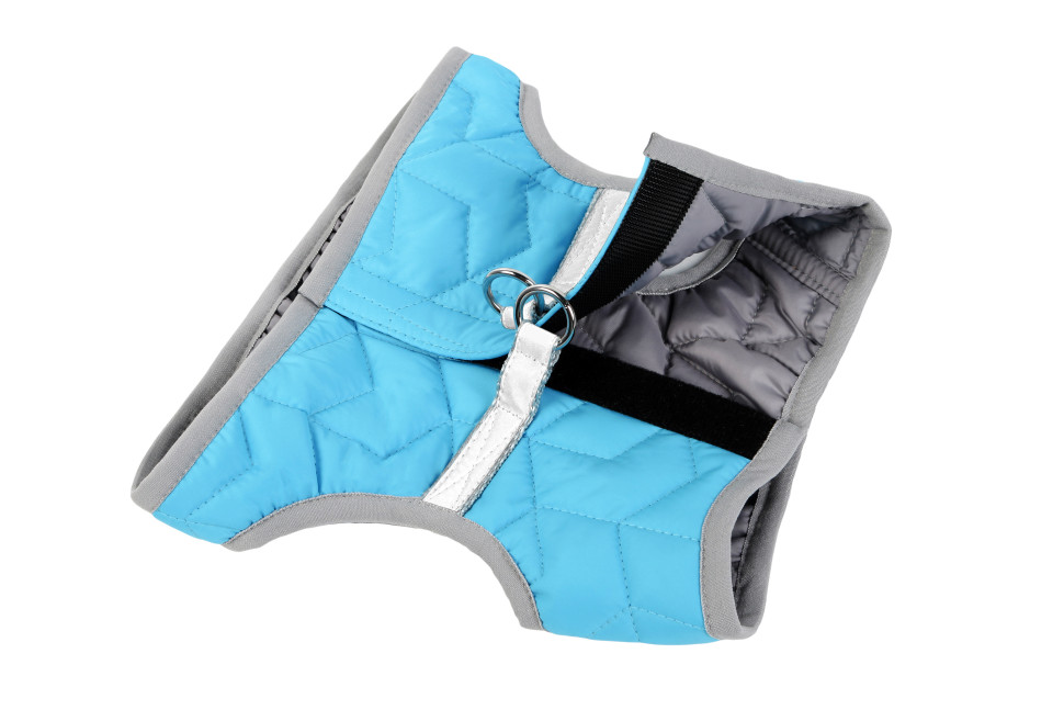 Шлея AiryVest ONE  Голубой, Нейлон, Обхват груди 36-39 см