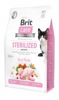 Brit Care Cat GF Sterilized Sensitive, 2кг (чуствительное пищеварение д/стерилизованных)