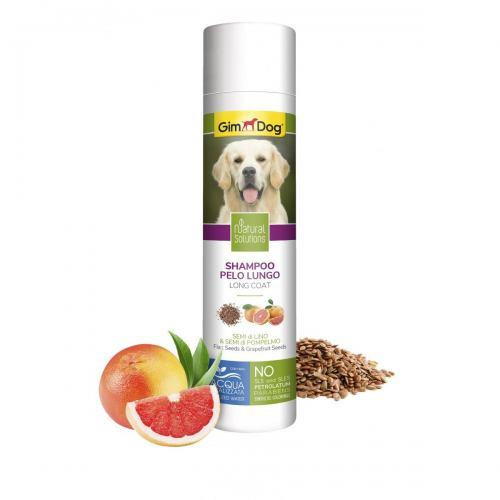 Шампунь Natural Solutions, для собак с длиной шерстью, 250 ml, GimDog