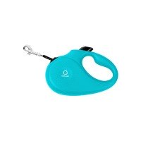Поводок-рулетка COLLAR Голубой, Пластик, S (500 см) для собак до 15 кг